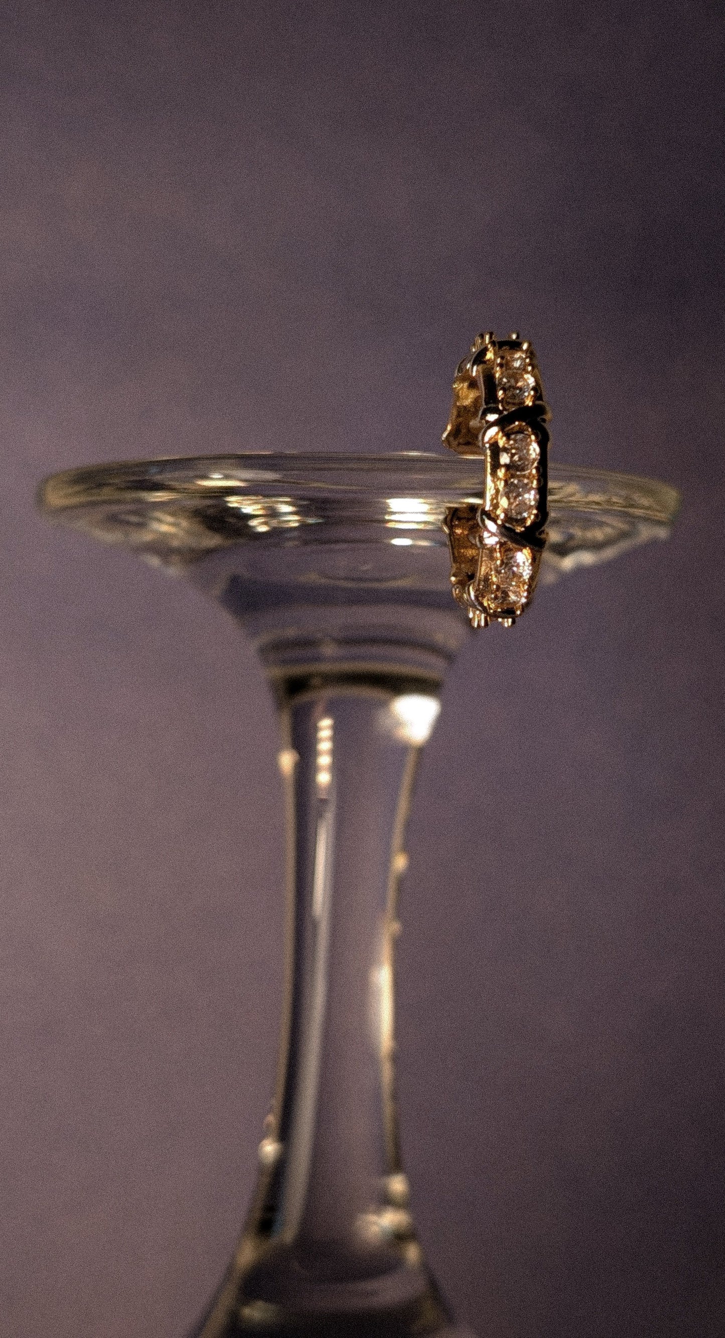 NIVA Glow Grid Statement Ring