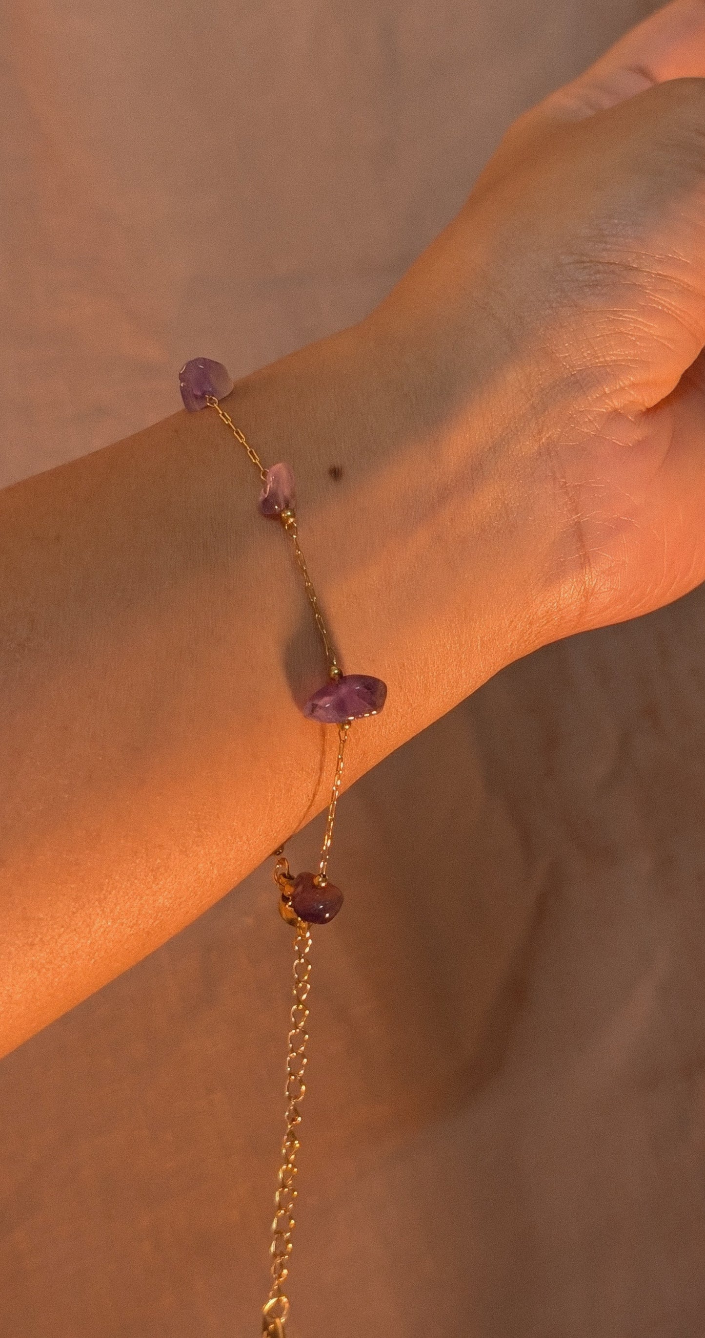 NIVA Amethyst Aura Bracelet