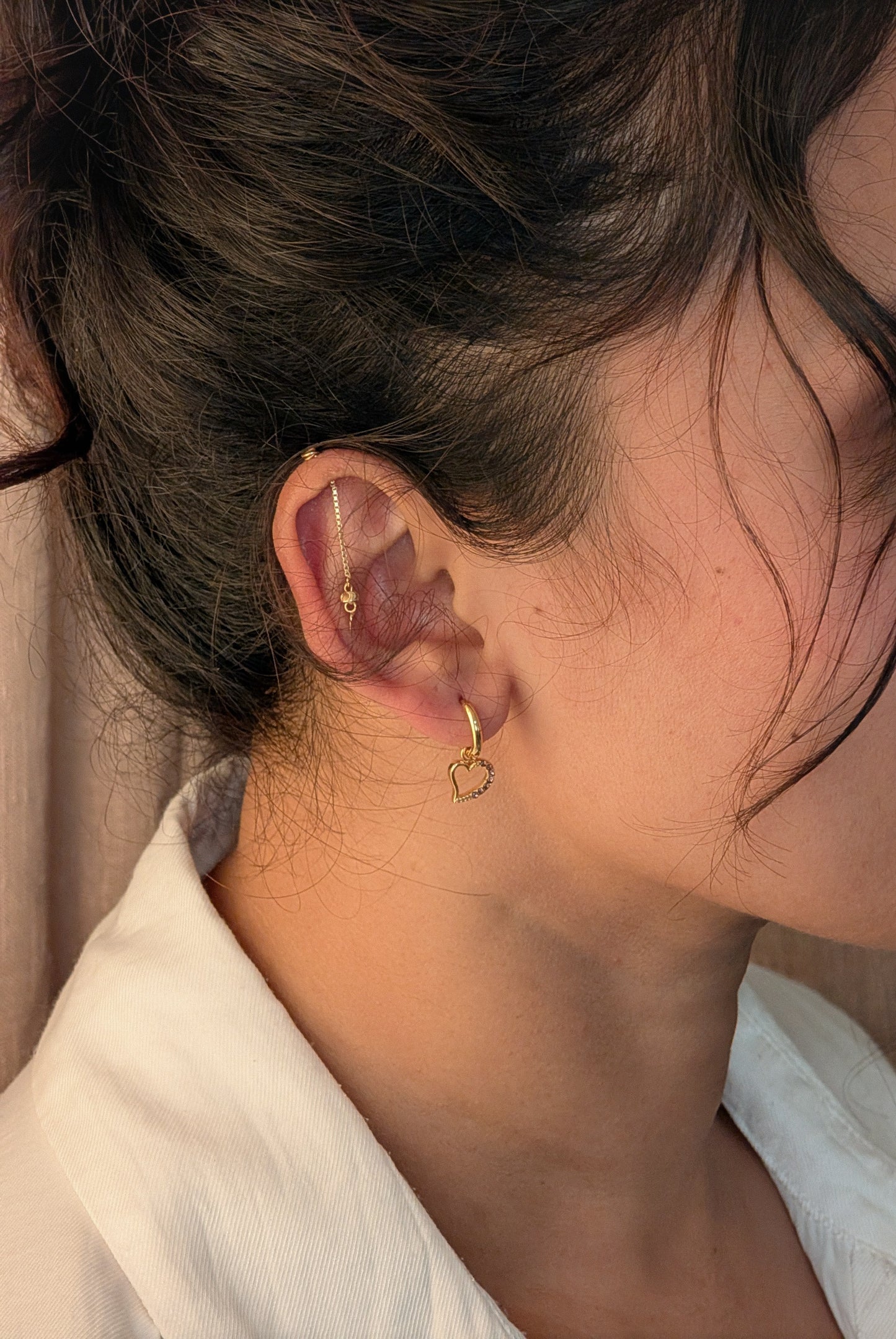 NIVA Hearts on Hoops Earrings