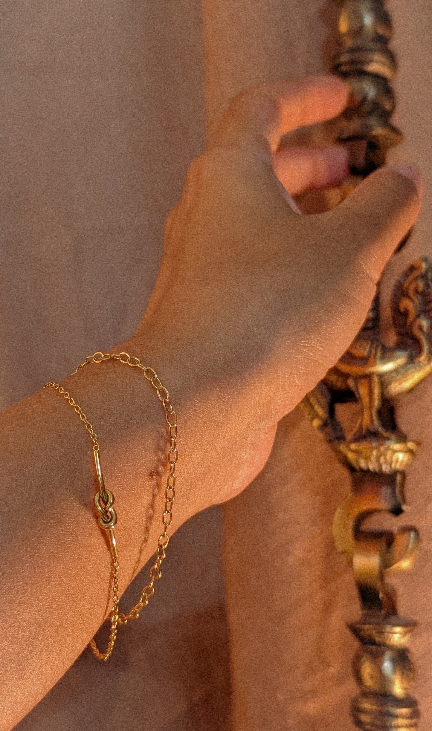 NIVA Tangled in Gold Bracelet