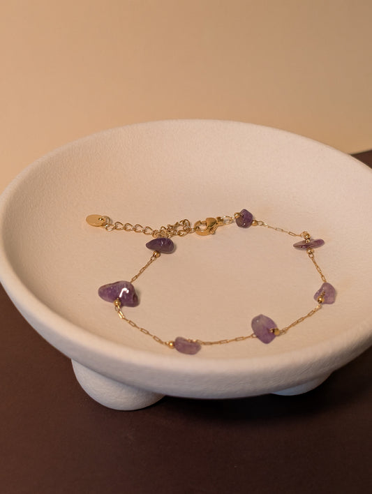 NIVA Amethyst Aura Bracelet