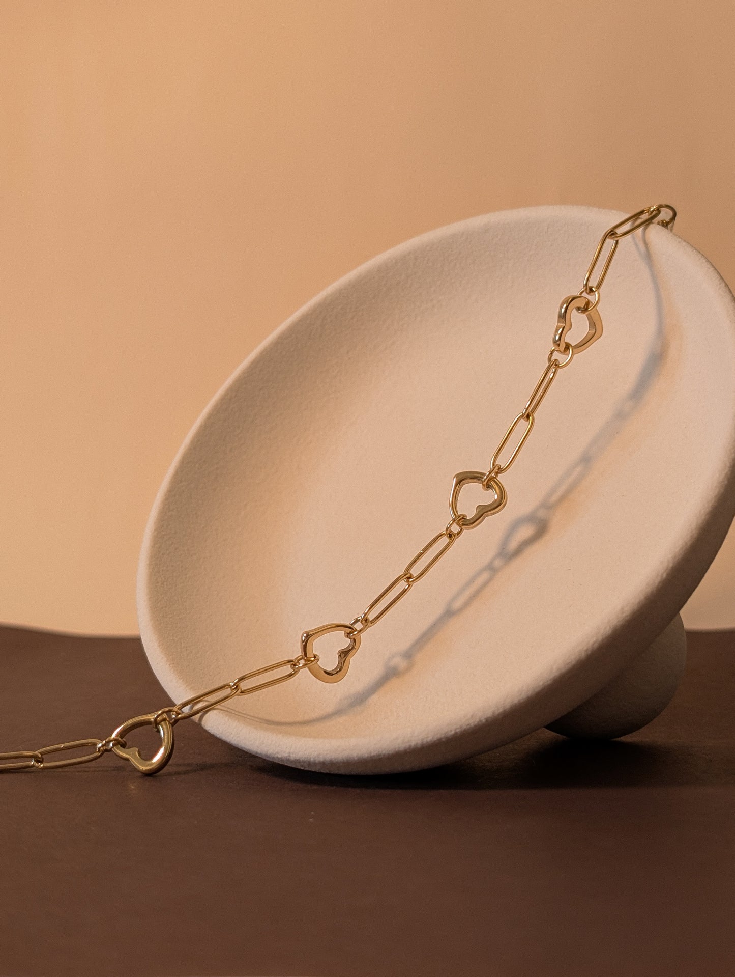 NIVA Linked in Love Heart Chain Bracelet