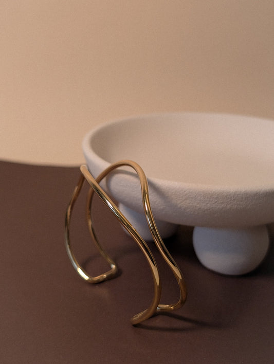 NIVA Golden Tide Cuff Bracelet