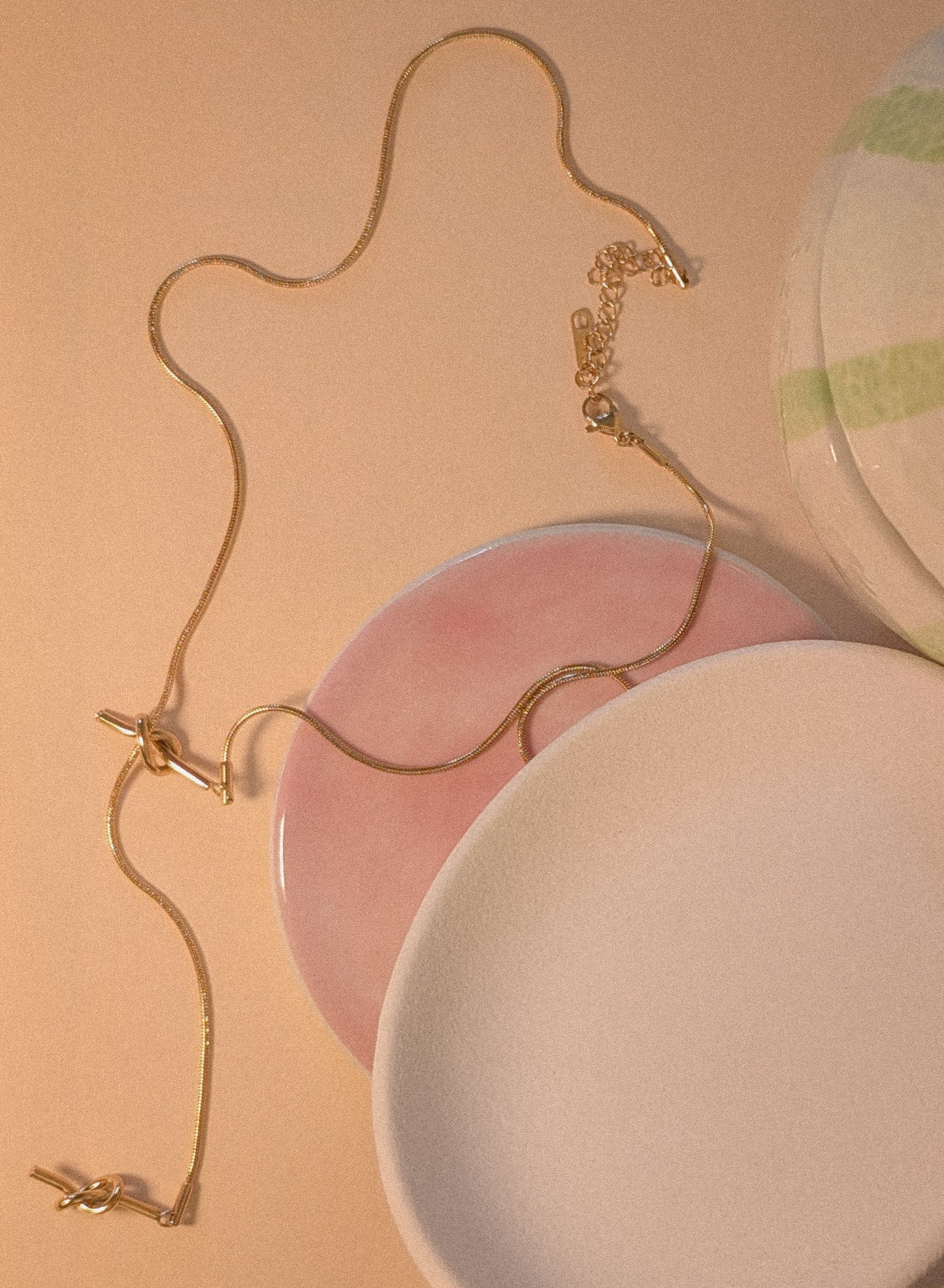 NIVA Tie the Vibe Double Knot Pendant Necklace