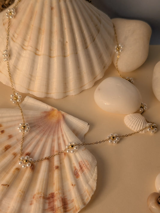 NIVA Bloom Loop Daisy Bead Necklace