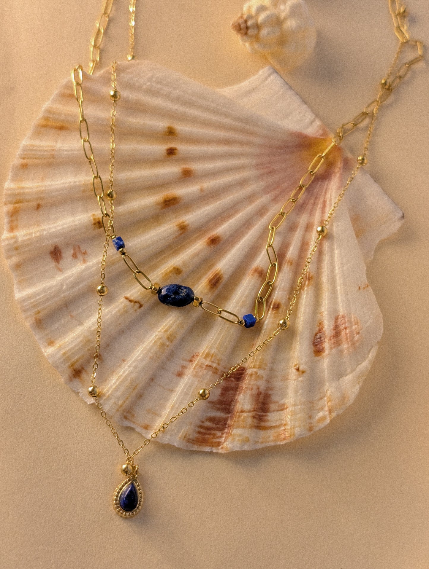 NIVA Blue Crush Layered Necklace
