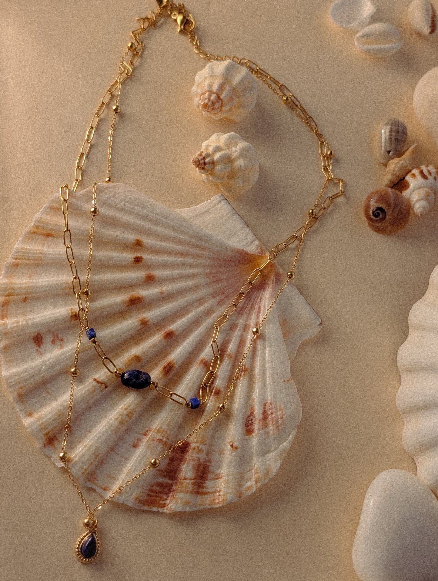NIVA Blue Crush Layered Necklace