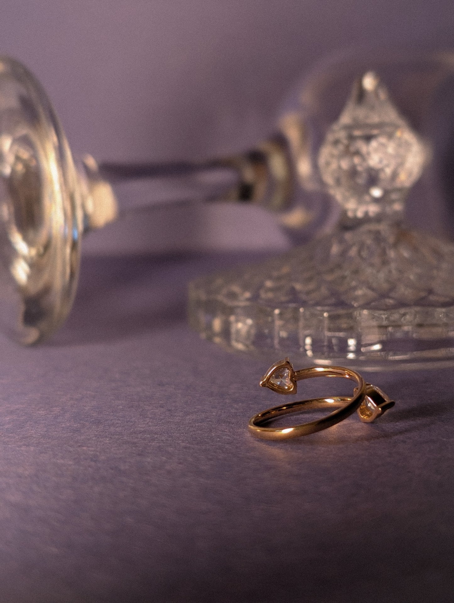 NIVA Double Trouble Heart Ring