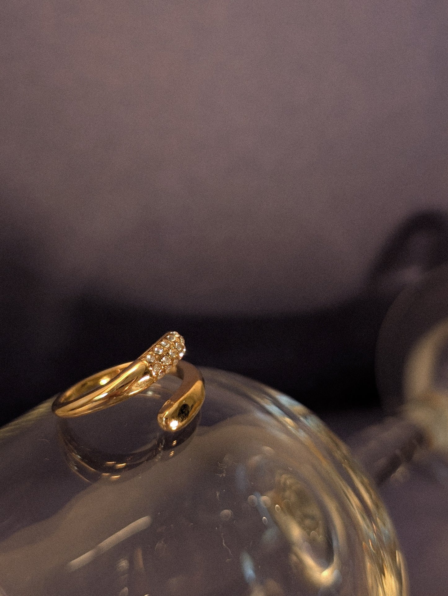 NIVA Teardrop Open Ring