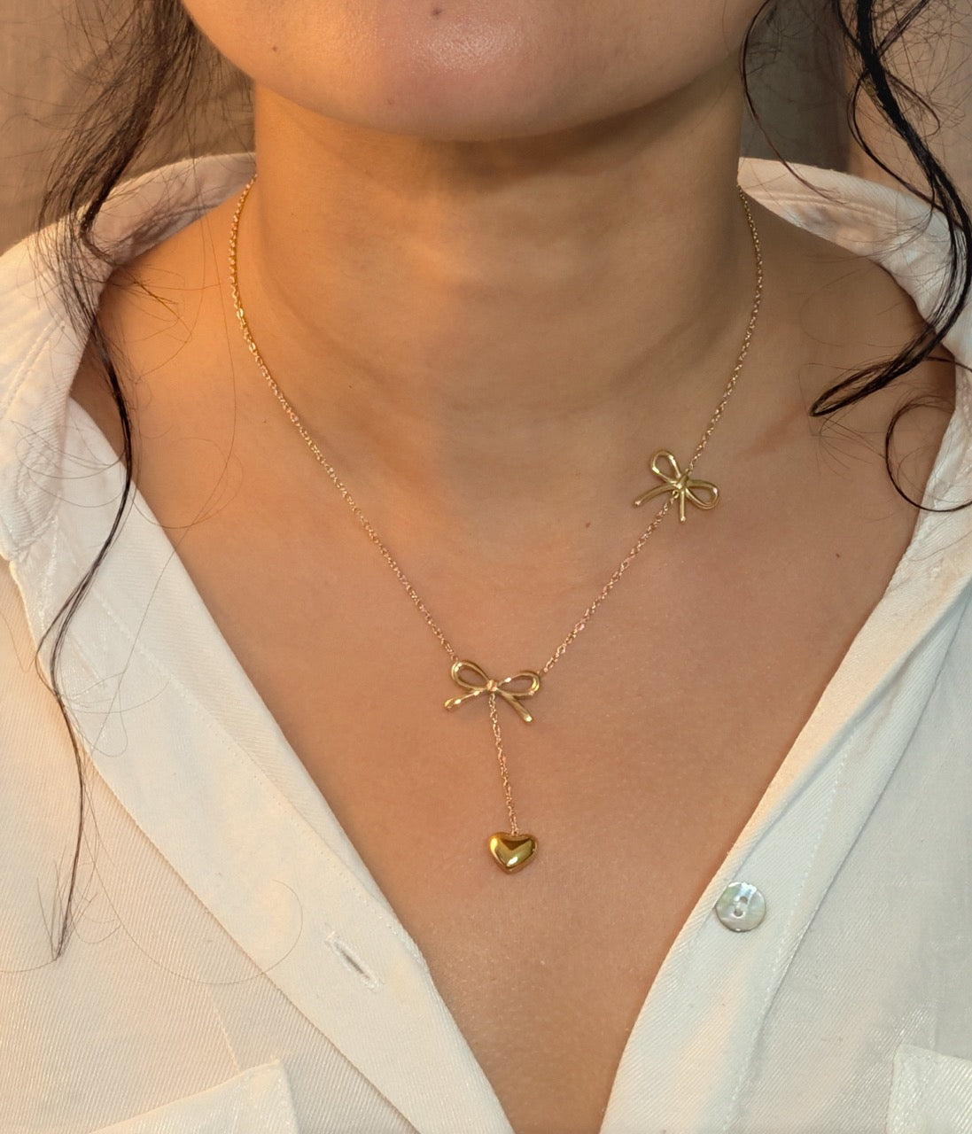 NIVA Sweetheart Bow Chain