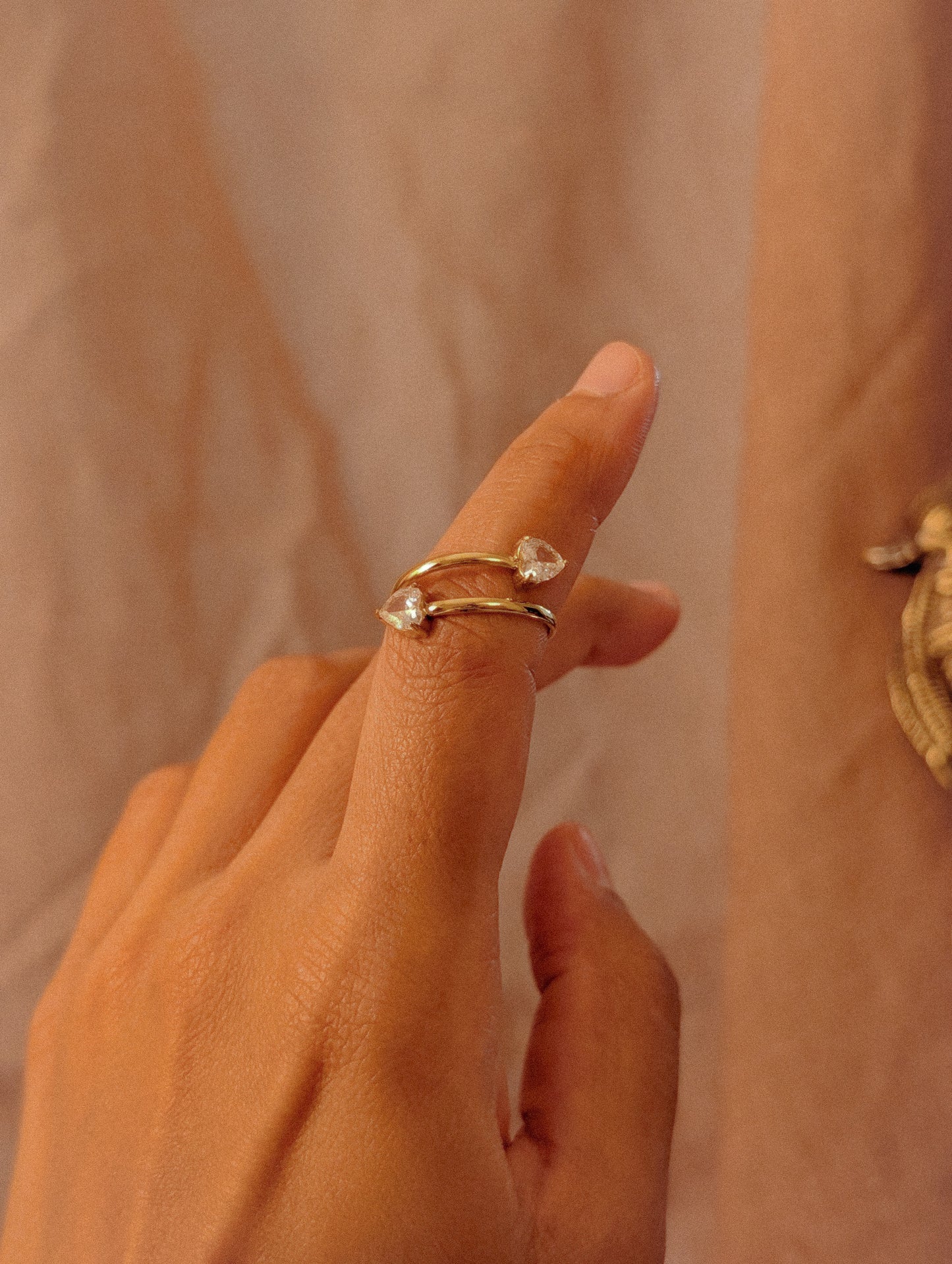 NIVA Double Trouble Heart Ring