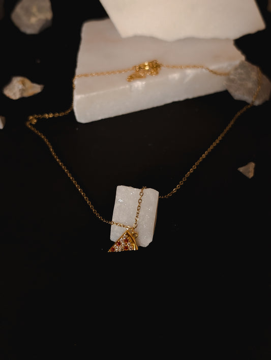 Cosmic Pizza Necklace by NIVA