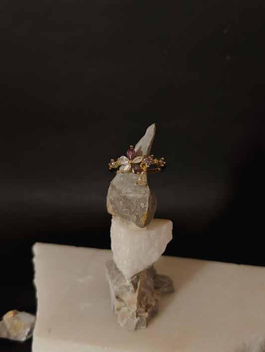 Nebula Bloom Drop Ring