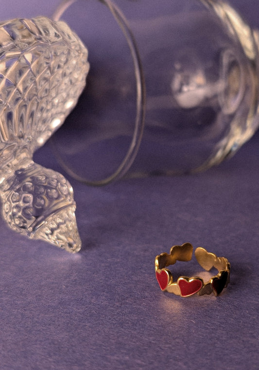 NIVA Cherry Pop Heart Ring