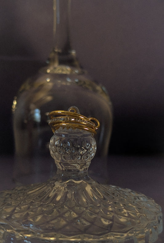 NIVA Ice Cream Stack 3-in-1 Gold Ring