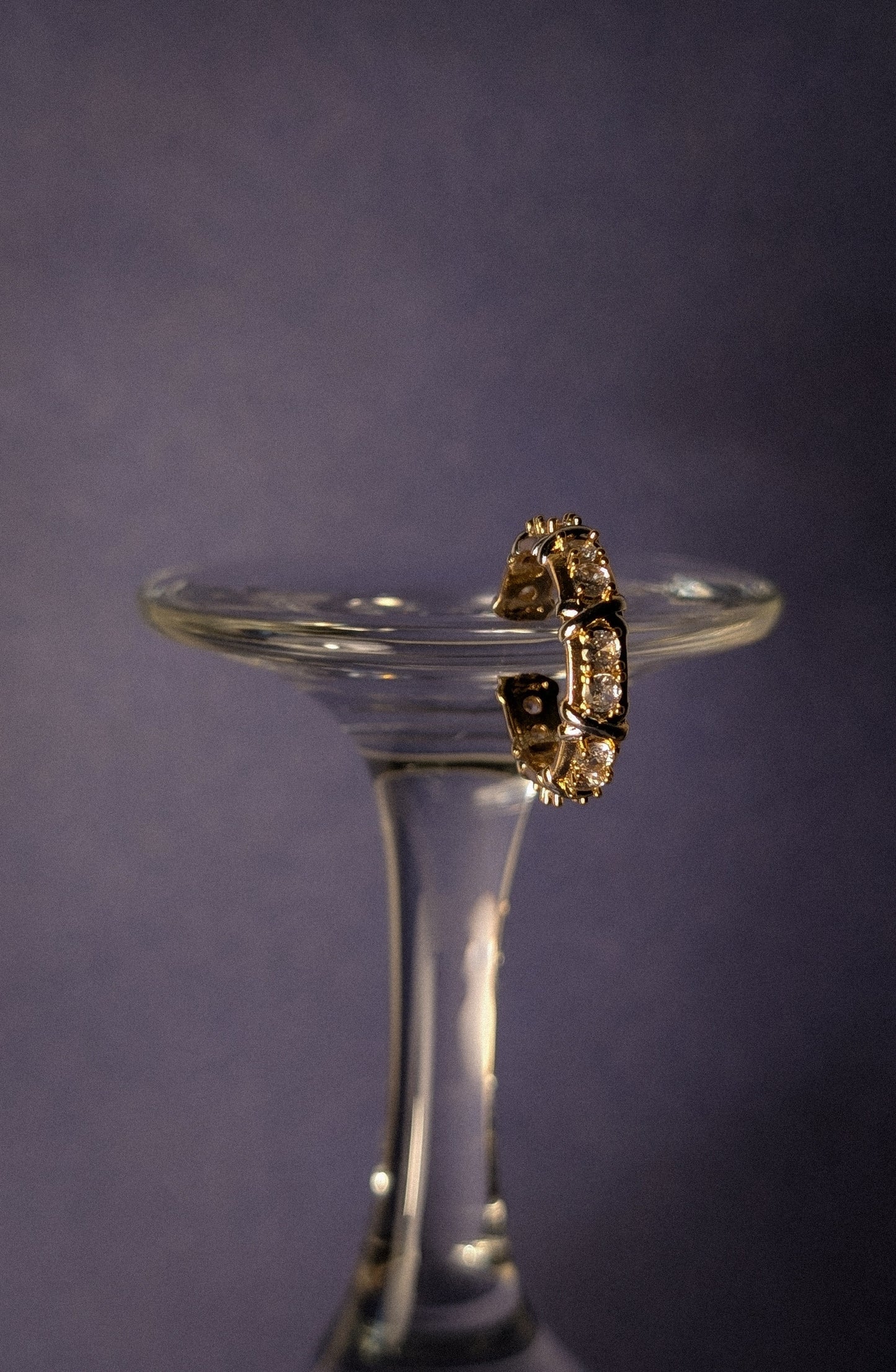NIVA Glow Grid Statement Ring
