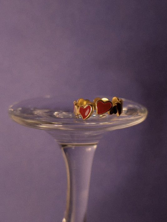 NIVA Cherry Pop Heart Ring