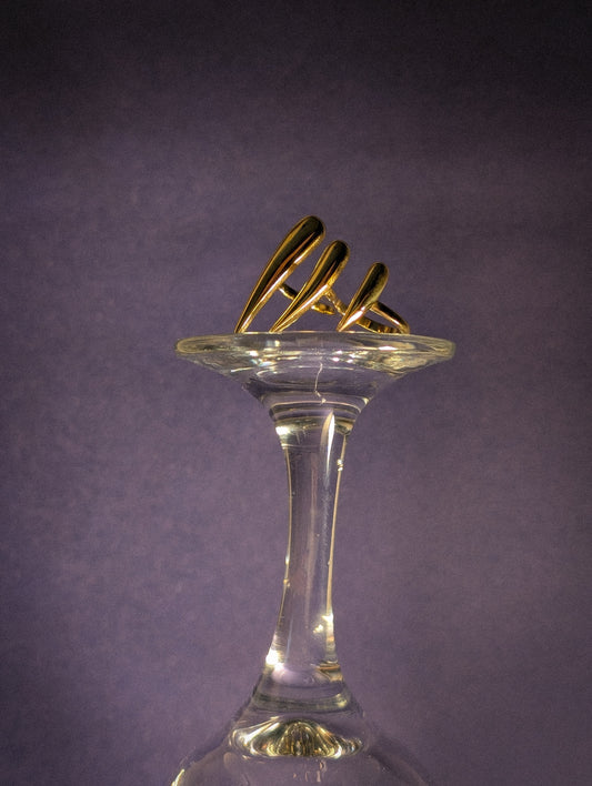 NIVA Claw Me Crazy Double Finger Spike Ring