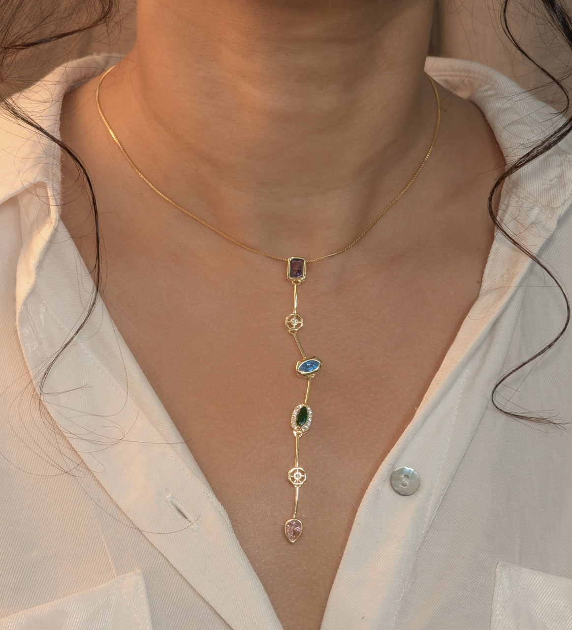 NIVA Confetti Dreams Statement Necklace