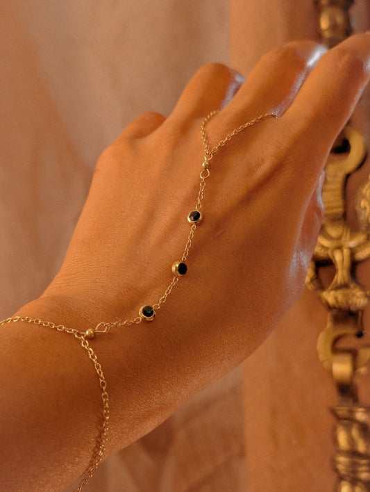NIVA Midnight Dots Handchain