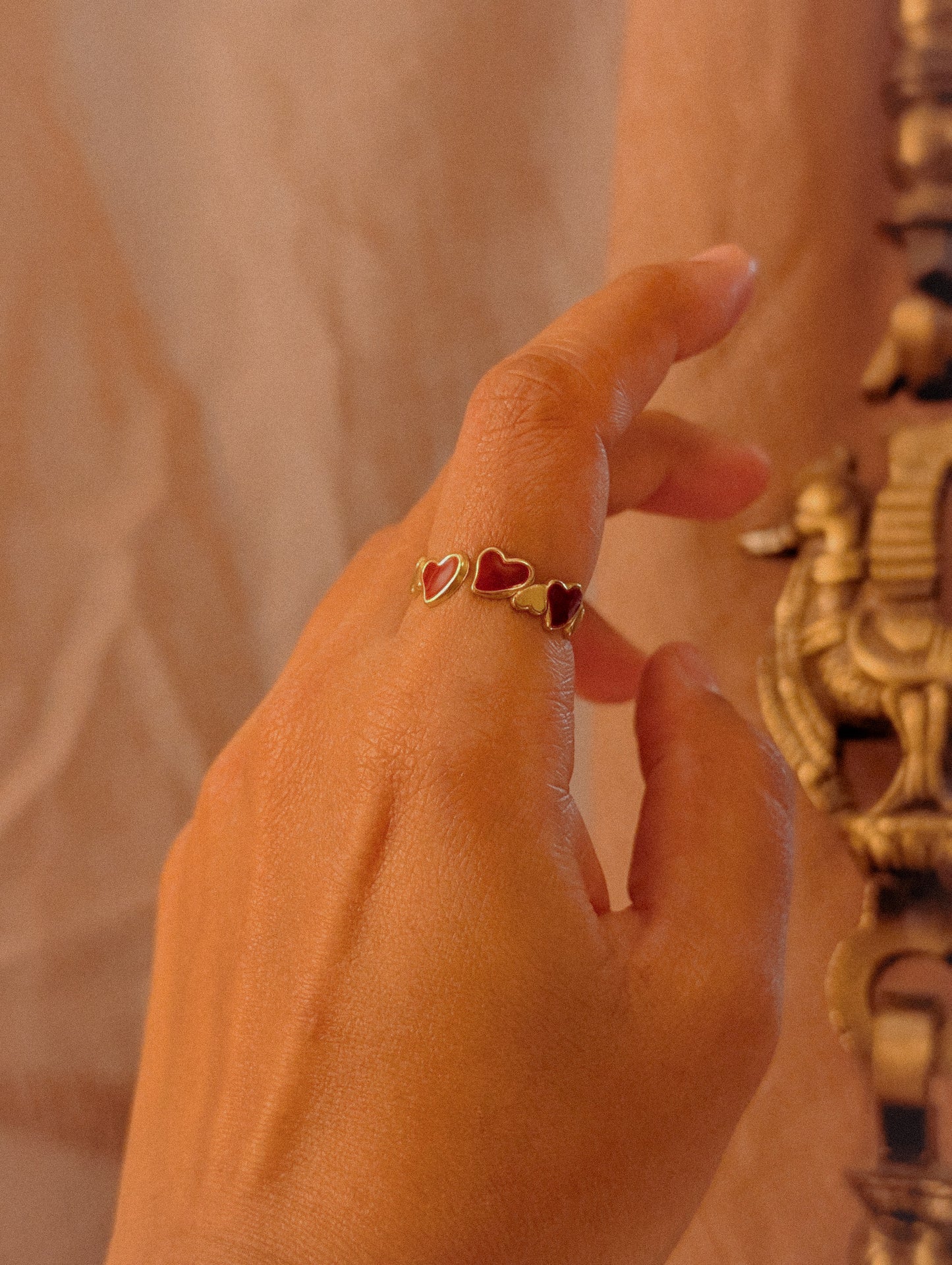NIVA Cherry Pop Heart Ring