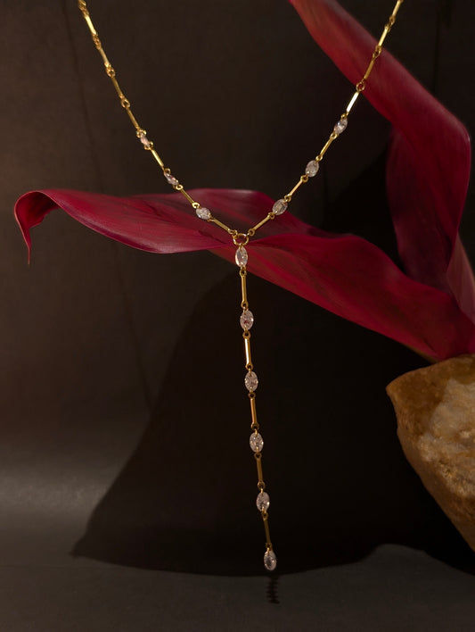 Celestial Axis Lariat Necklace by Niva