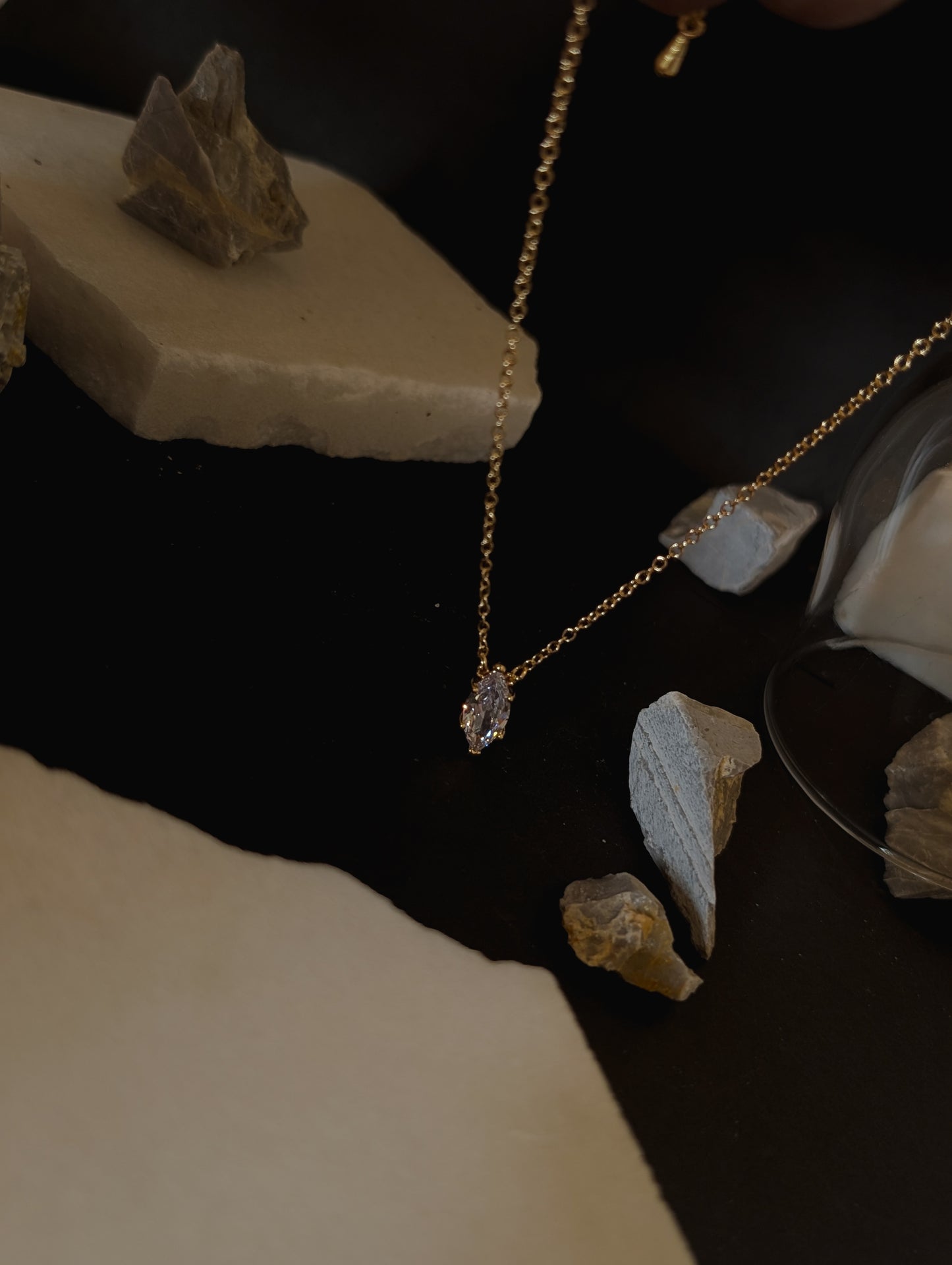 Starlit Marquise Diamond Necklace by NIVA