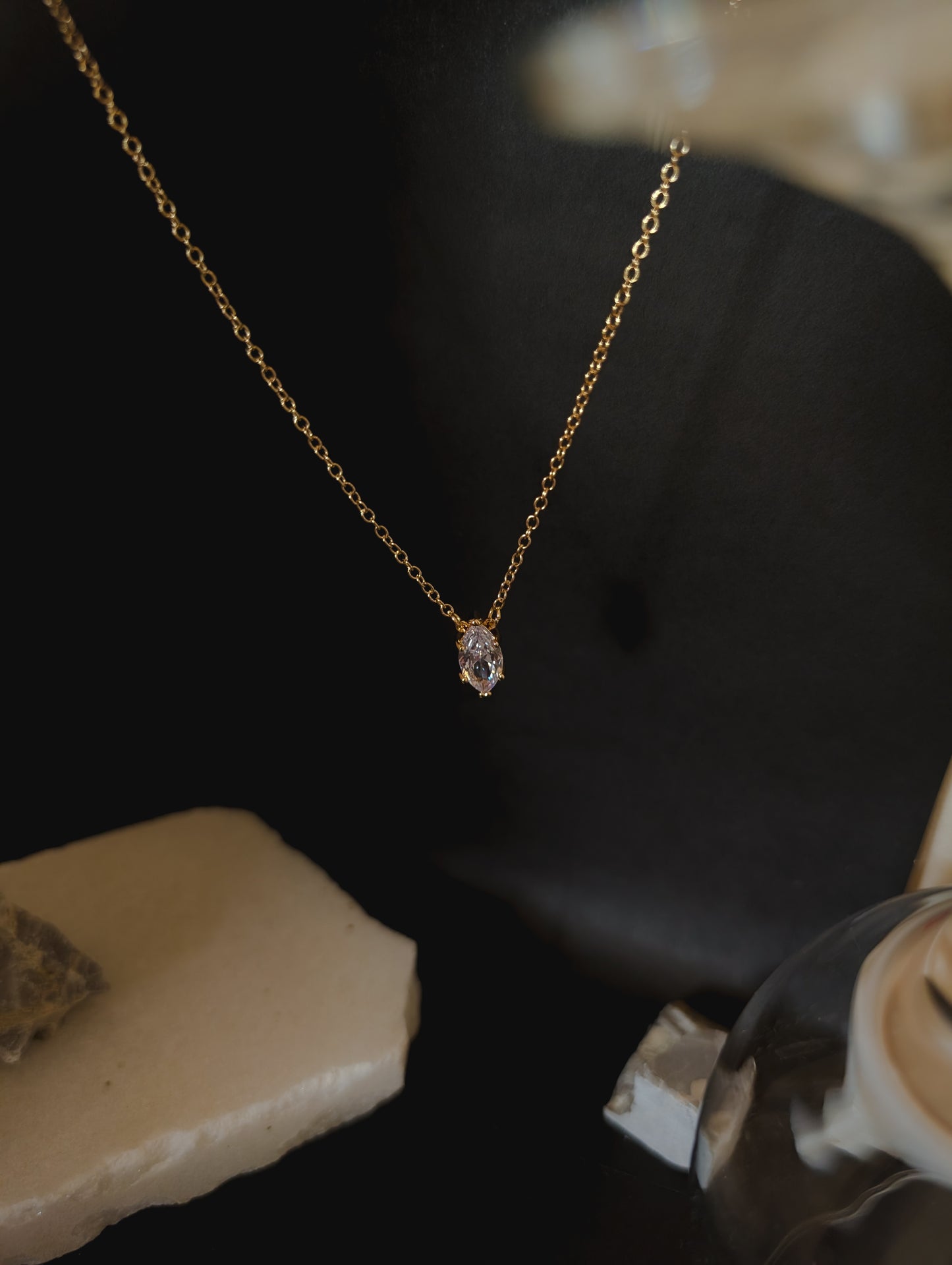 Starlit Marquise Diamond Necklace by NIVA