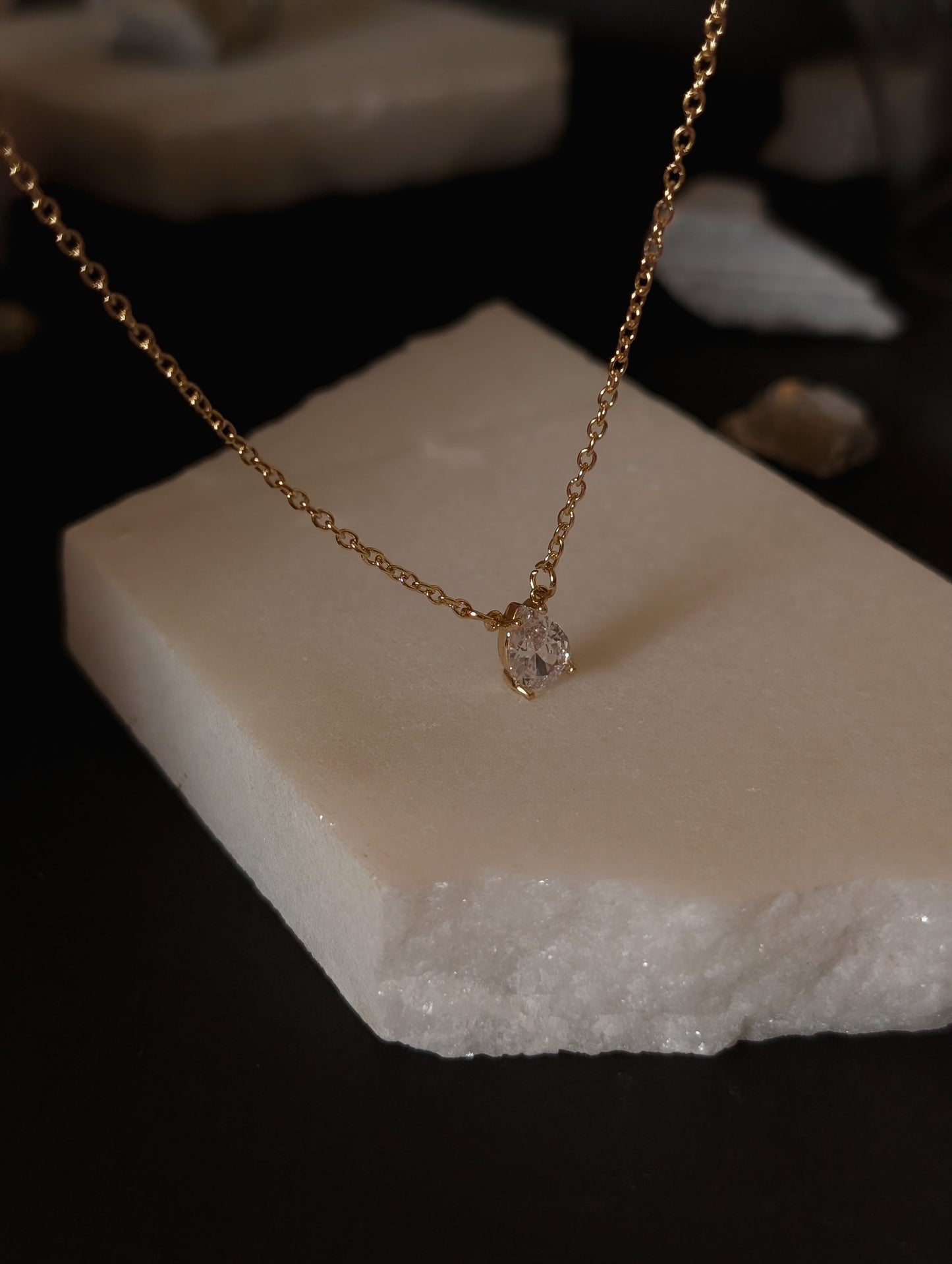 Stardrop Diamond Necklace by NIVA