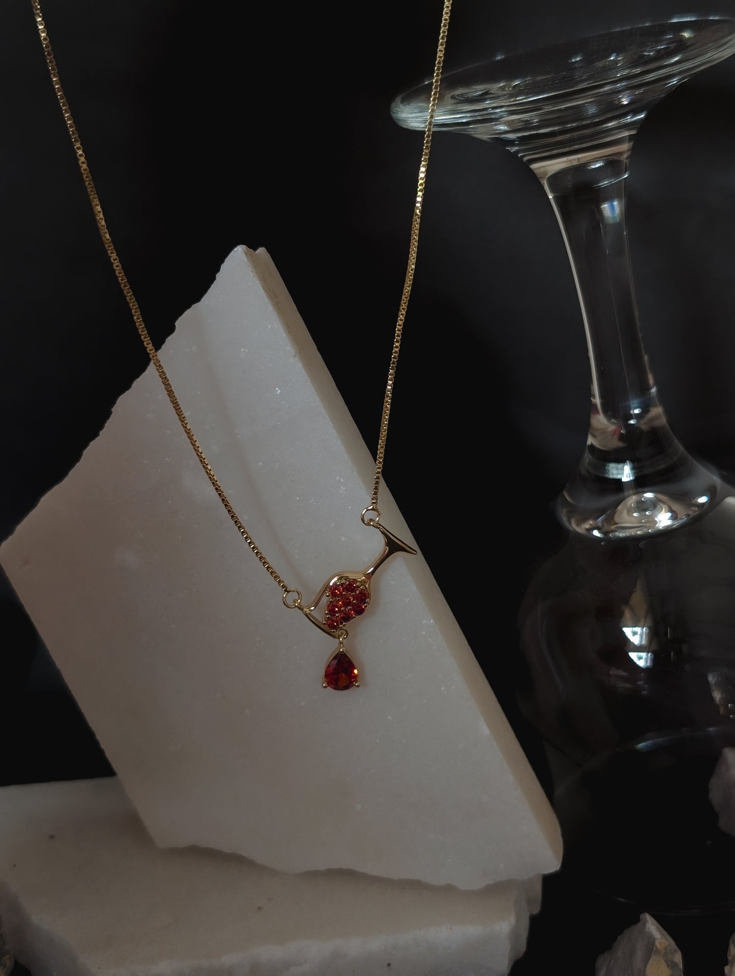 Space Wine Necklace by NIVA