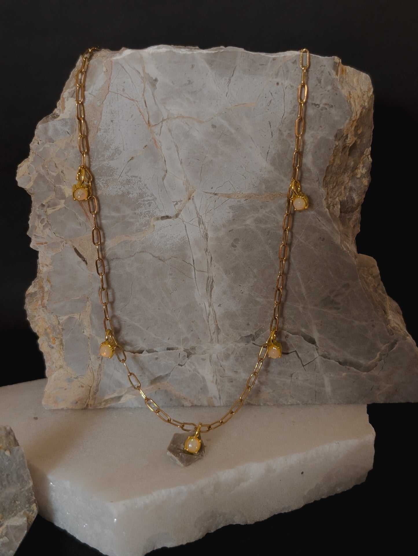 Starfall Opal Necklace by NIIVA