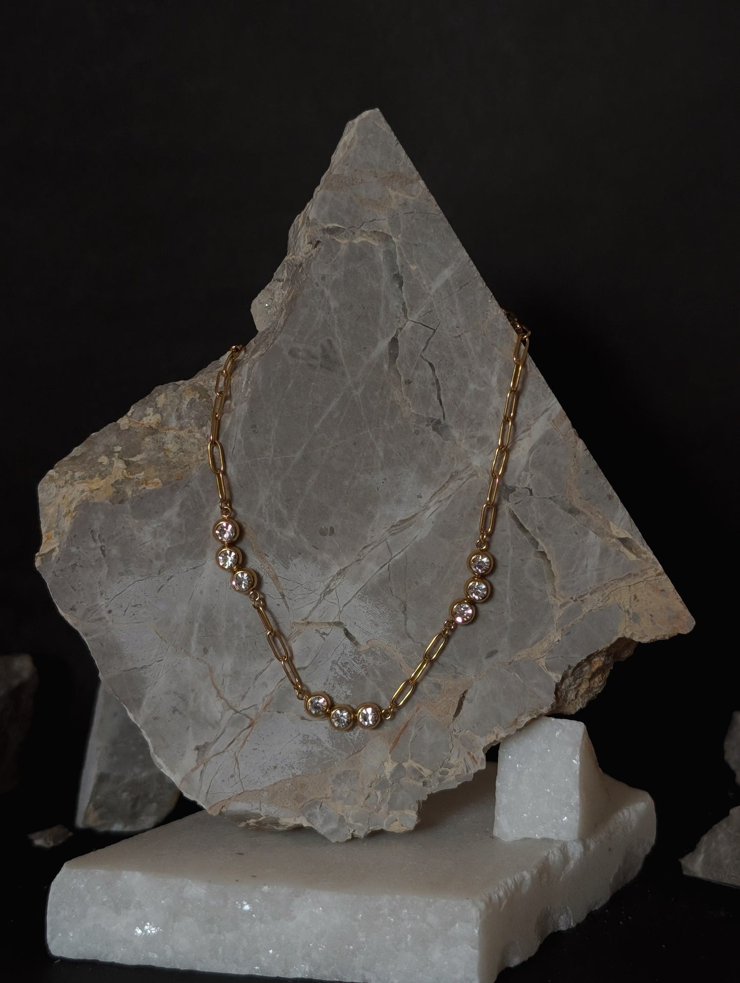 Galaxy Cluster Diamond Necklace by NIVA