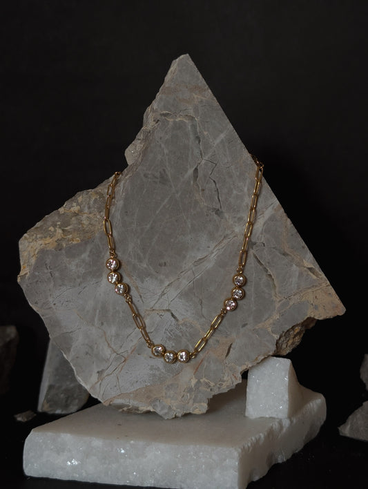 Galaxy Cluster Diamond Necklace by NIVA