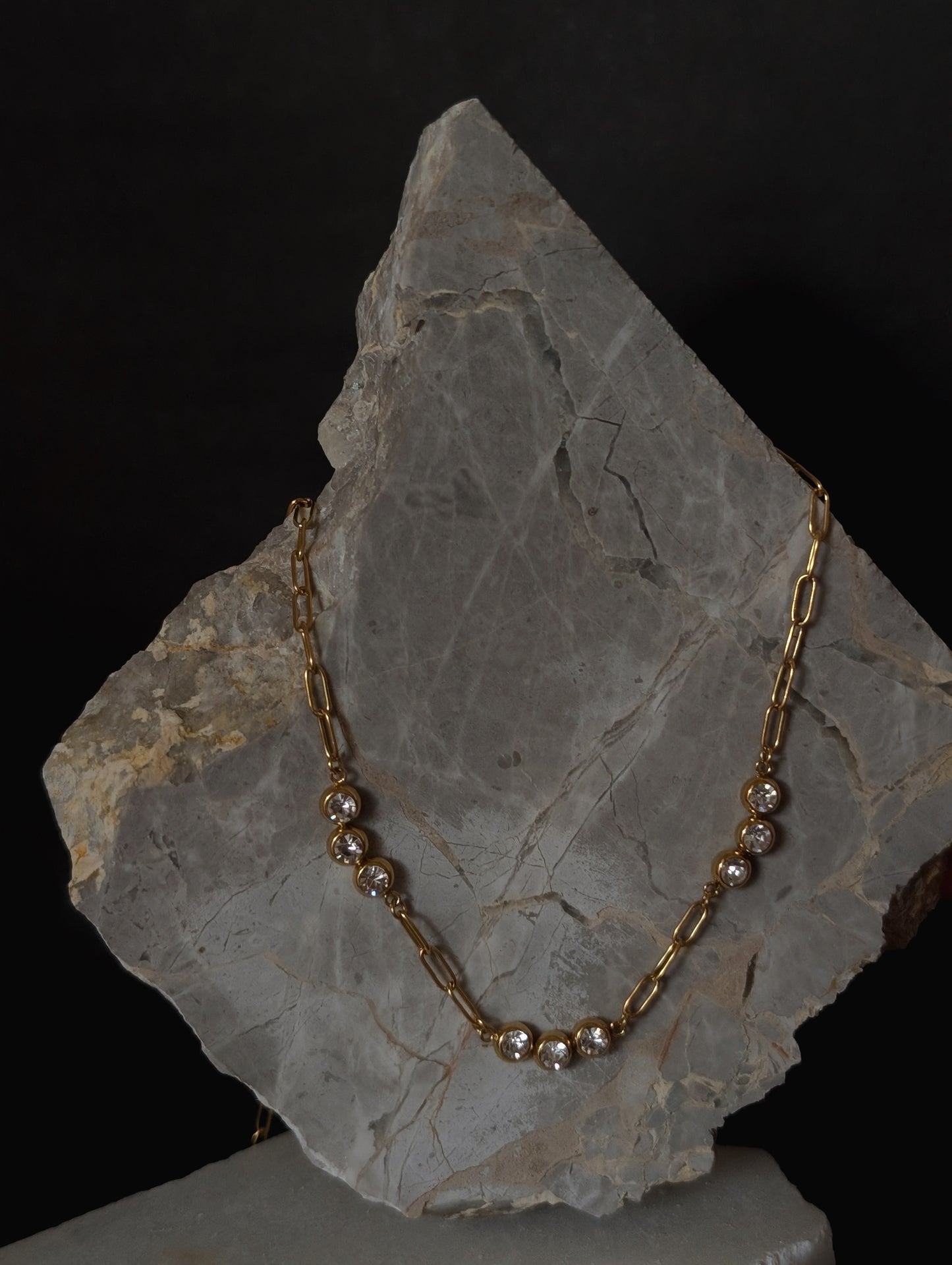 Galaxy Cluster Diamond Necklace by NIVA