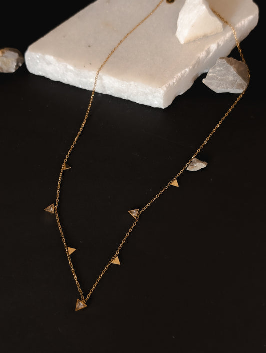 Tiny Stardust Diamond Necklace by NIVA