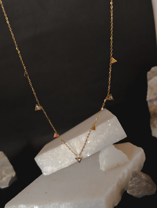 Tiny Stardust Diamond Necklace by NIVA