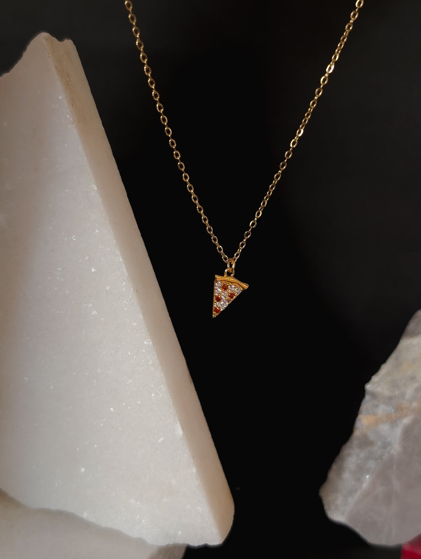 Cosmic Pizza Necklace by NIVA