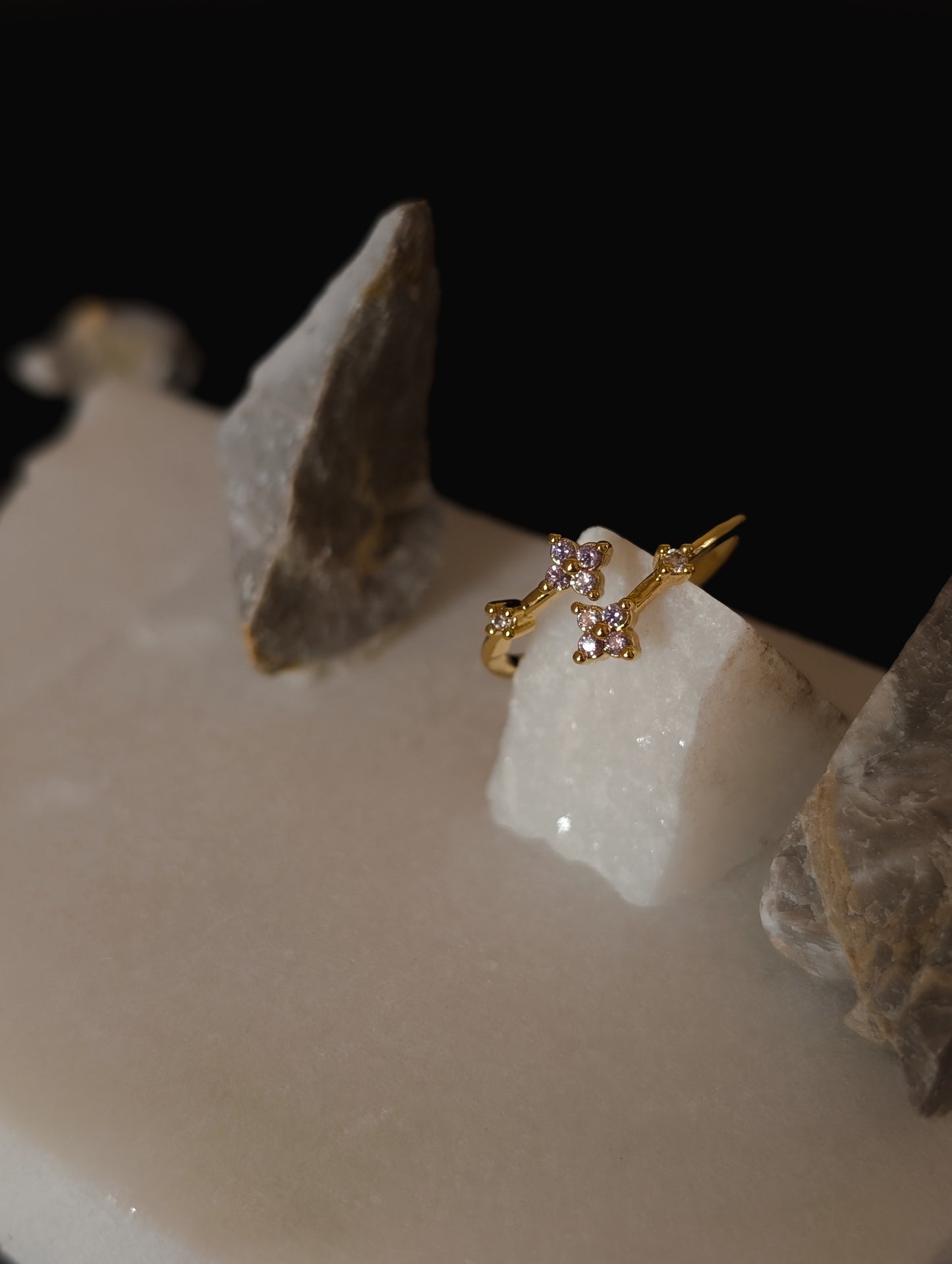 Violet Star Cluster Ring by NIVA