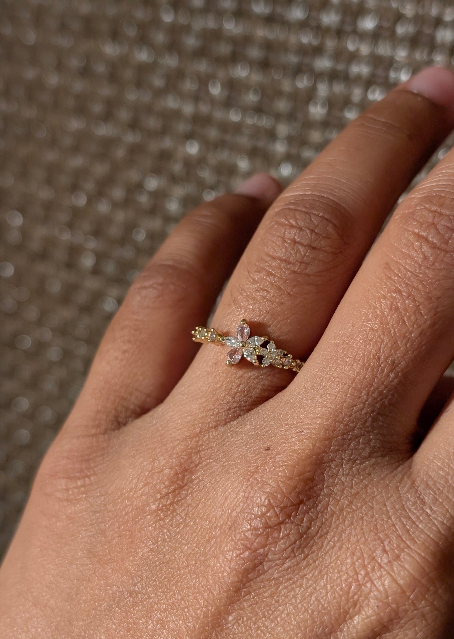 Starlit Blossom Ring by NIVA