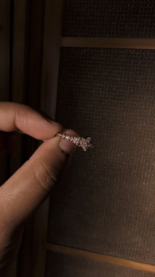 Starlit Blossom Ring by NIVA